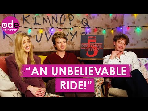 Core Memories & Ping Pong Battles with Natalia Dyer, Joe Keery & Charlie Heaton | Stranger Things 5