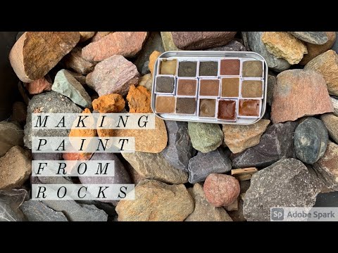 Making paint from rocks