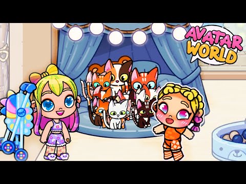 КОТЯТА БАНИ И БАКСА в AVATAR WORLD ИСТОРИЯ 💕 РУТИНА СЕМЬИ 👨‍👩‍👧‍👦 ОБНОВЛЕНИЕ СЕРИАЛ
