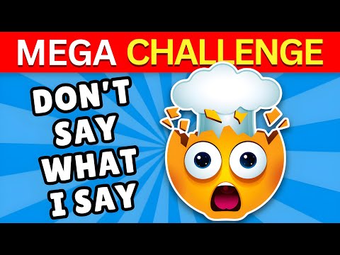 Avoid Saying The Same Thing As Me 🤔 MEGA CHALLENGE 📢