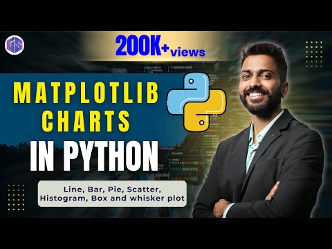 Lec-45: Types of Charts in Python | MatplotLib | Python for Beginners