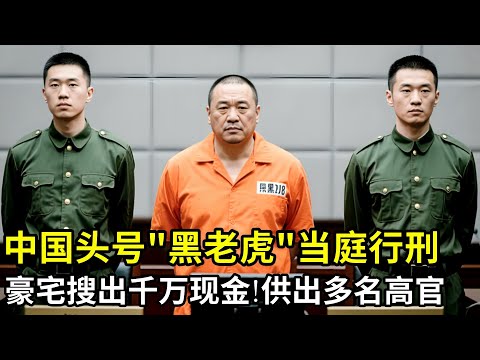 中国足坛头号"黑老虎"当庭行刑!豪宅搜出千万现金!行刑前供出多名高官震惊全国!