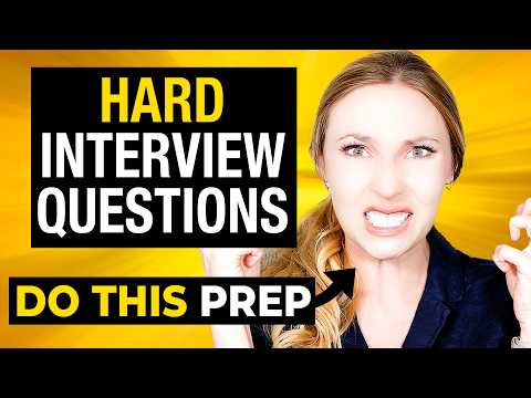 9 Tough Interview Questions and the BEST Answers