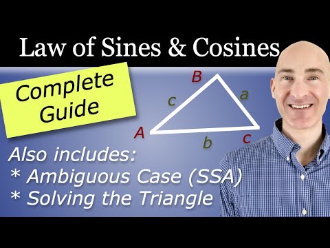 Law of Sines and Law of Cosines (Complete Guide)