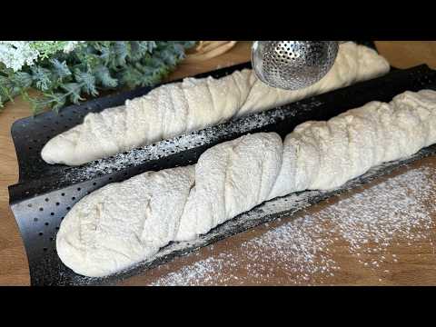 How to Make Easy No Knead Baguettes at Home!