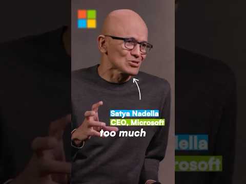Sat down with Satya Nadella to discuss all things AI + Microsoft (full vid on my channel!) #ai