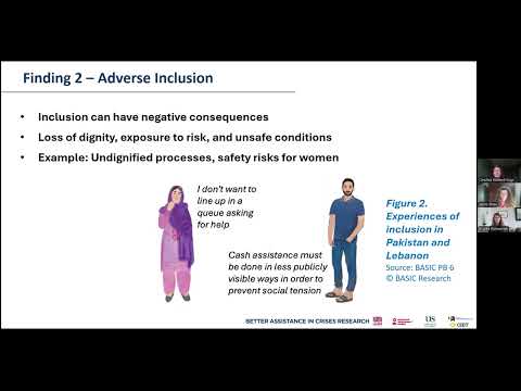 Social protection in protracted crisis: Gender, equity and social inclusion – lessons from BASIC