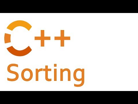 Sorting in C++