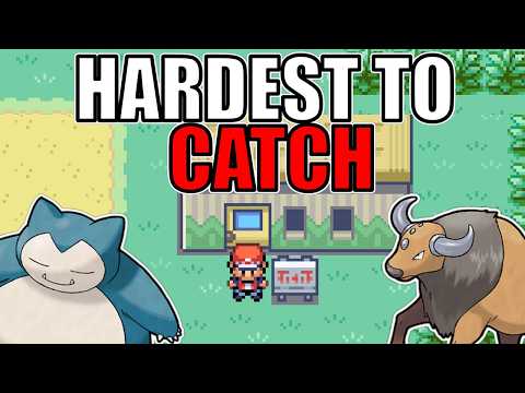 Beating Pokémon FireRed with the Hardest to Catch Team!