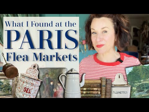 What Antique Treasures Did I Find at the Paris Flea Markets | FRENCH ANTIQUES HAUL!