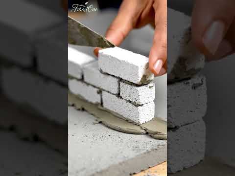 Why Is Everyone Surprised by This Mini Brick House?#vfuho #miniature #house #diy