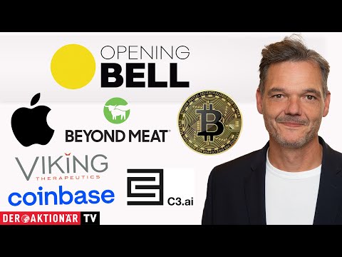 Opening Bell: Bitcoin, Coinbase, Apple, Rivian, Beyond Meat, Viking, Pfizer, Eli Lilly, C3.ai