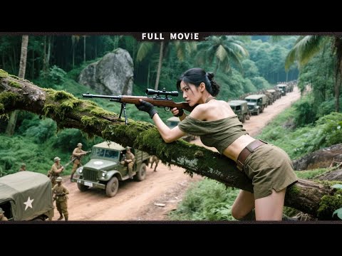 Thousand Japanese chase! But BEAUTIFUL SNIPER kills them ALL!