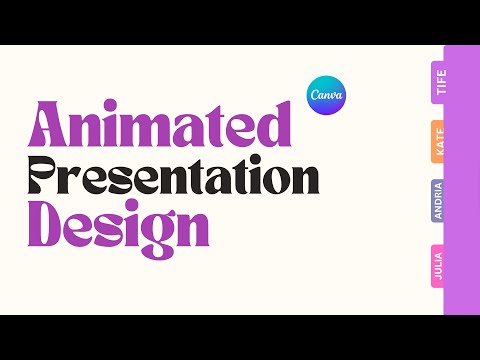 Animated Presentation In Canva Tutorial