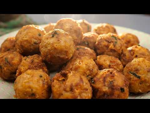 Crispy potato balls. I could eat them every day. So delicious!