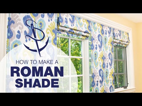 How to Make a Roman Shade