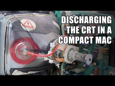 Discharging the CRT in a compact Macintosh