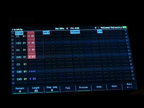 Polyend tracker Photek style drum chopping explanation