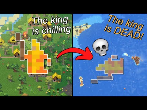 Whenever A King Dies We ERASE Their Kingdom - WorldBox