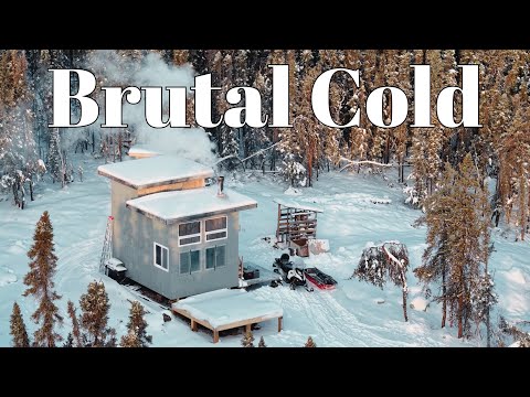 Winter Hits the Cabin. Brutal Cold