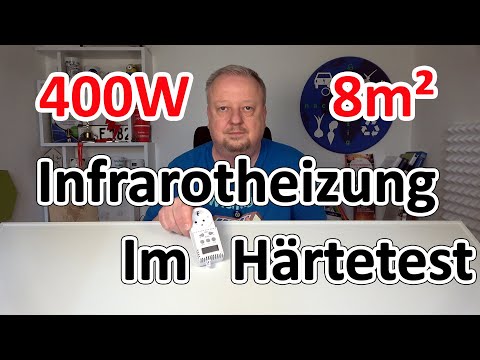 Infrarotheizung im Härtetest: Reichen 400W für 8 m² im Winter?