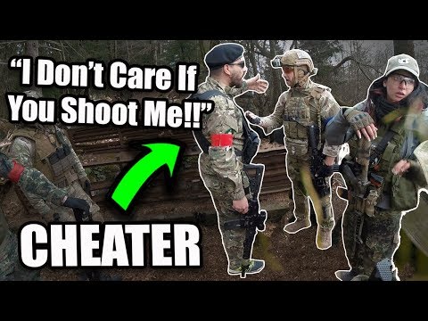 Airsoft Cheater Gets ANGRY 🤬(Instant Karma)