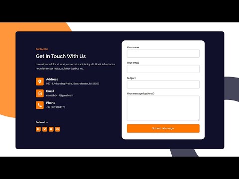 Design Contact Form With Elementor | Contact form 7 Wordpress Tutorial