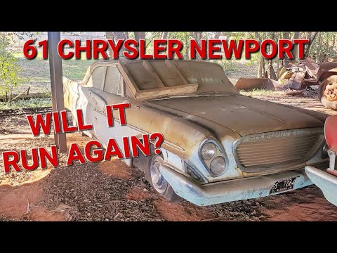 Will it run? A 1961 Newport sitting behind a building for years!