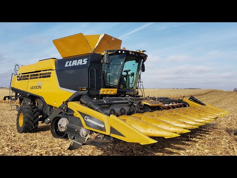A New Claas Combine Harvesting!