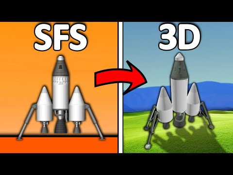 How I Made 3D ROCKETS from SFS in JUNO!