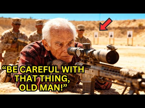 Old Veteran Was Just Sweeping the Range — Until US Marine Snipers Dared Him to Compete