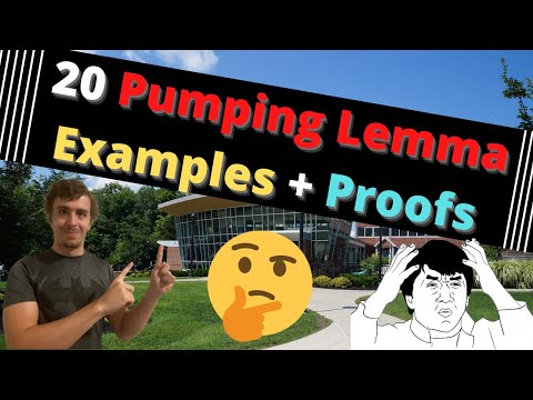 Pumping Lemma for Regular Languages - 20 Examples