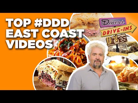 Must-Try East Coast #DDD Stops with Guy Fieri 🚗🔥 Diners, Drive-Ins and Dives| Food Network