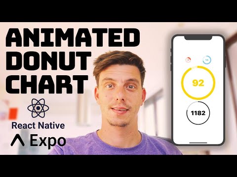 React Native Animated Donut Chart with React Native SVG and Animated API
