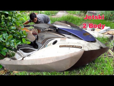 I Made My Own 2 Body Jetski Boats From the Garbage Part 1
