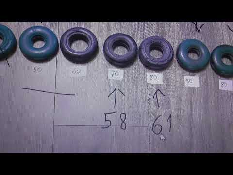 Обзор и калибровка семи резиновых колец Алексея из Питера