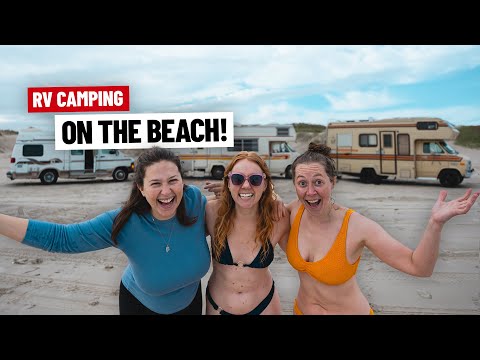 We RV Camped RIGHT ON THE BEACH! - Was This a Bad Idea?? (Padre Island, Texas)
