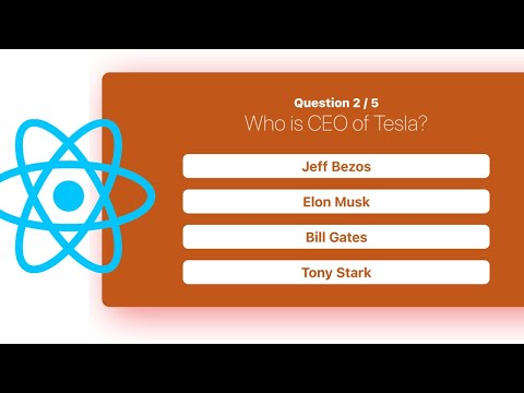 React Quiz App Tutorial (w/ source code + working example) | Beginner React Projects | 2023