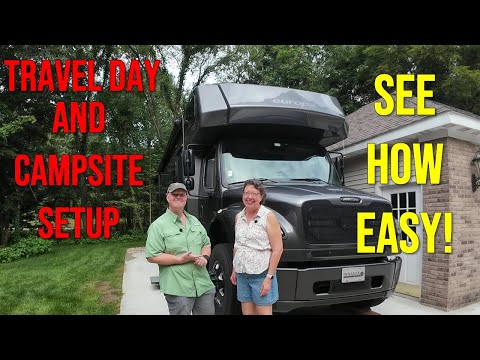 Super C RV Ready for Adventure! Full Travel Prep + Campsite Setup Tour