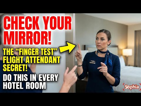 Check Your Mirror! The "Finger Test" I Do in Every Hotel Room