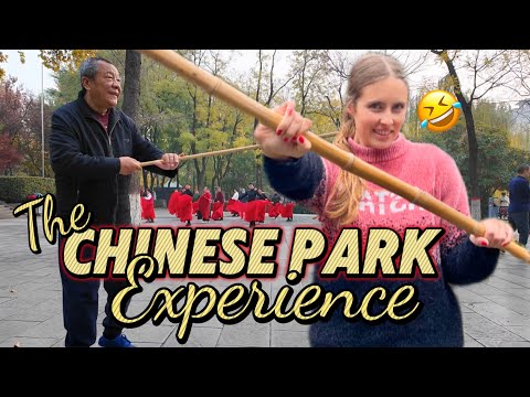 Random uncles in the park teach me valuable life skills 🤣 中国公园里的大爷教我宝贵的生活技能 🤣🤣