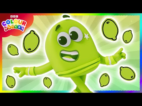 It's Lime Time! 🍋‍🟩 | Learn Colours | @Colourblocks