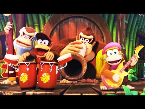 Donkey Kong Country: Tropical Freeze - All Cutscenes (Full Movie)