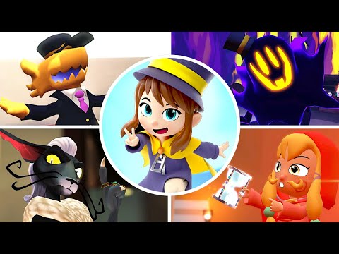 A Hat in Time - All Bosses & Ending (DLC Included)