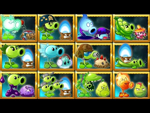 All PEA & Best Support Plants Battlez - Which Pair Plant Best ? - PvZ 2 Team Plant vs Team Plant
