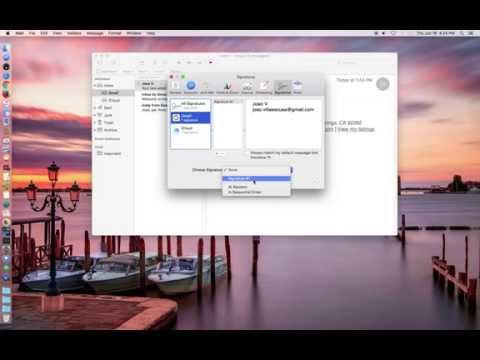 How to add a HTML signature to Mail for Macs