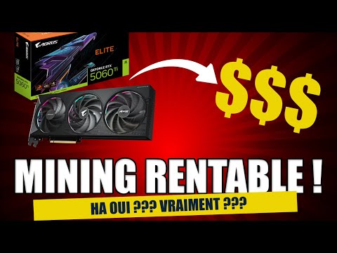 MINAGE RENTABLE ! Analyse GPU et CPU !