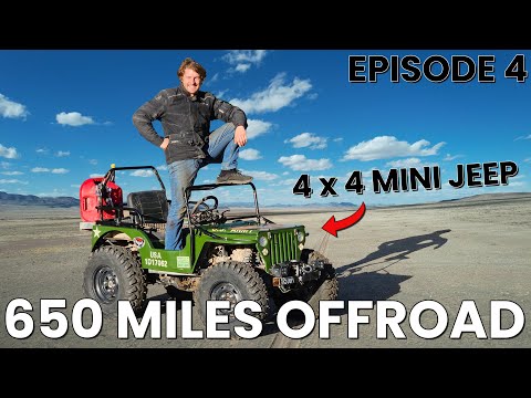 Will the MINI JEEP make it to AREA 51? Ep4: Mud, Snow, the end of Utah.