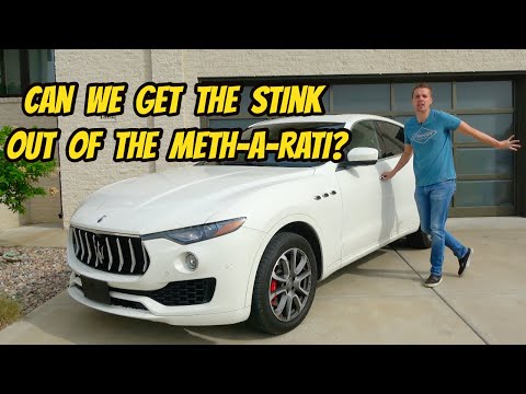 We found more "STUFF" inside my Maserati Levante repo while trying to remove the horrible DRUG SMELL