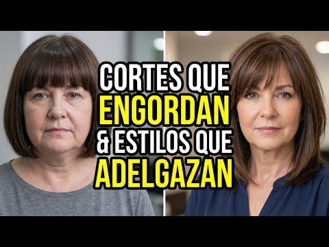 3 Cortes de Pelo que Hacen tu Cara Más Gorda y 3 Estilos que Adelgazan al Instante